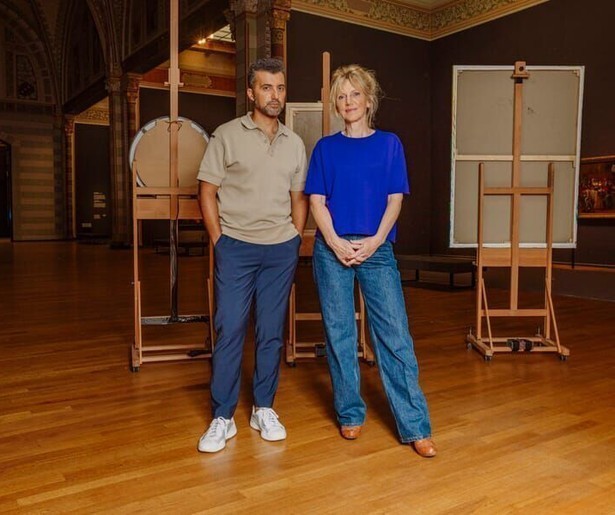 Johanna ter Steege laat zich portretteren in Sterren op het Doek