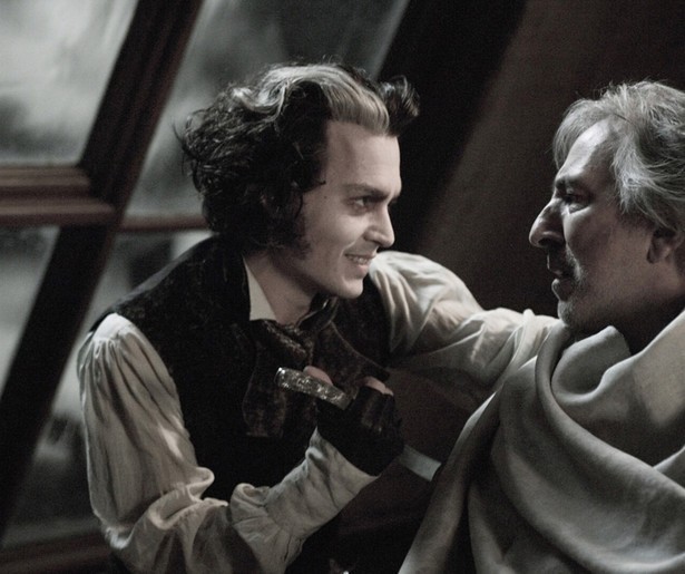 Johnny Depp is een moordlustige kapper in Sweeney Todd