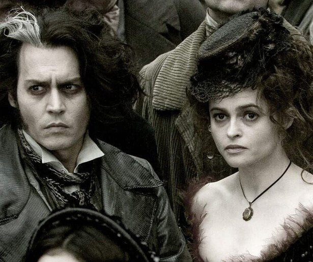 Johnny Depp is een moordlustige kapper in Sweeney Todd: The Demon Barber of Fleet Street