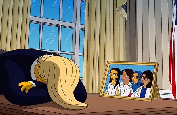Videosnack: Makers The Simpsons nemen president Trump op de hak