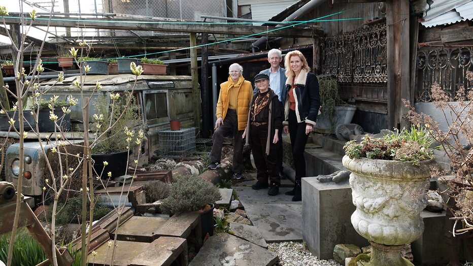 Willem de Winter, Marieke Uildriks, Joke en Lotti Heyboer  