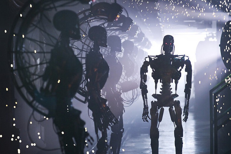 Christian Bale vecht tegen Skynet Christian Bale vecht tegen Skynet