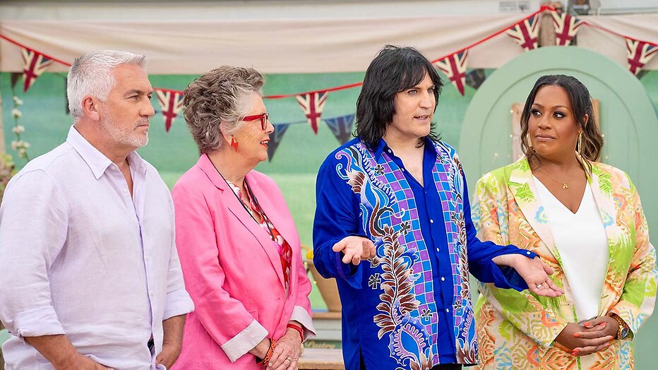 Paul Hollywood, Prue Leith, Noel Fielding & Alison Hammond