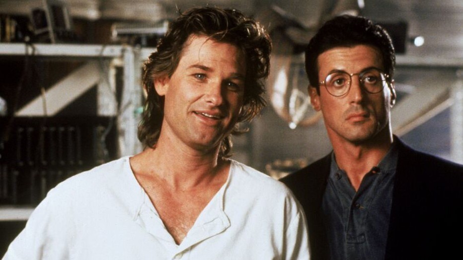 Sylvester Stallone en Kurt Russell Sylvester Stallone en Kurt Russell