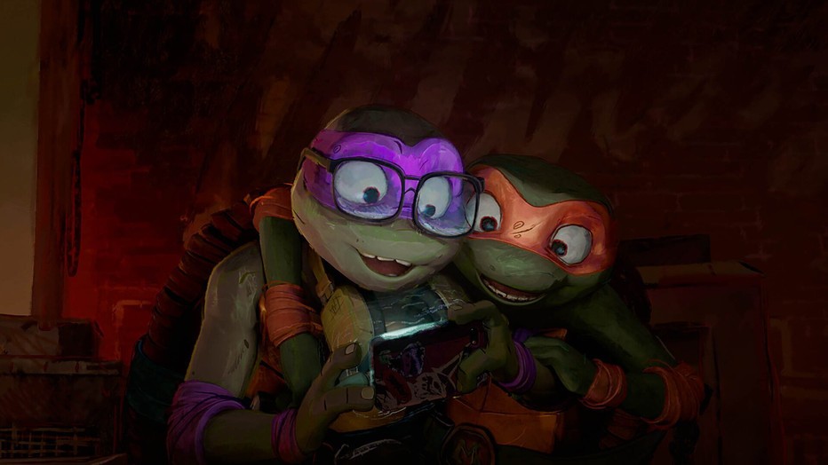 Still uit Teenage Mutant Ninja Turtles: Mutant Mayhem Still uit Teenage Mutant Ninja Turtles: Mutant Mayhem