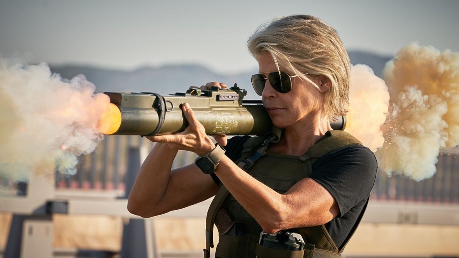 Linda Hamilton in Terminator: Dark Fate