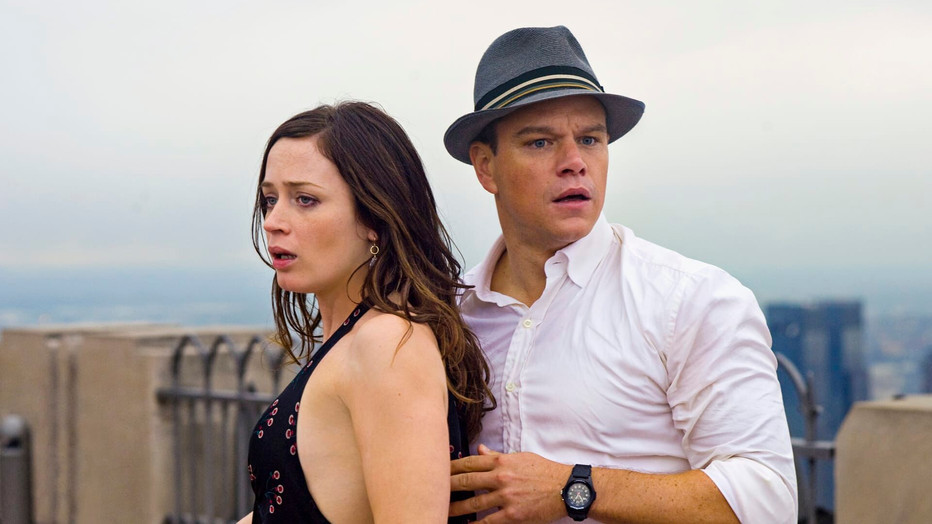 Matt Damon en Emily Blunt in The Adjustment Bureau