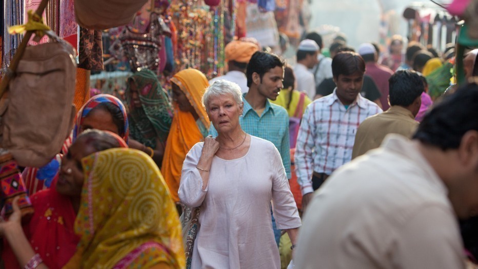 Judi Dench in The Best Exotic Marigold Hotel Judi Dench in The Best Exotic Marigold Hotel