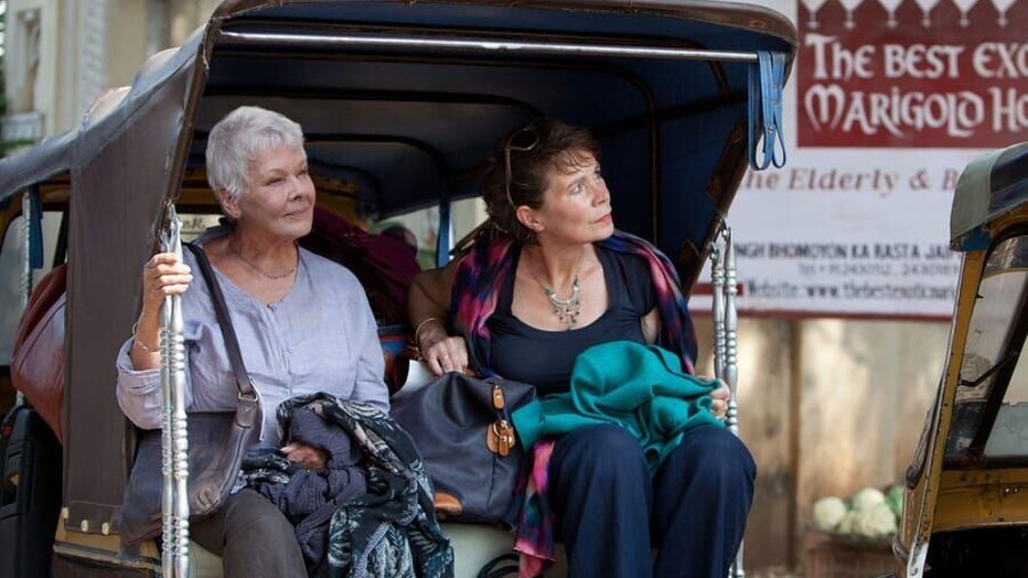 Judi Dench in The Best Exotic Marigold Hotel Judi Dench in The Best Exotic Marigold Hotel