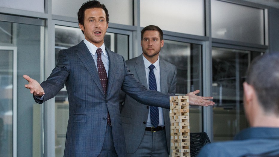 Ryan Gosling en Jeffry Griffin in The Big Short Ryan Gosling en Jeffry Griffin in The Big Short