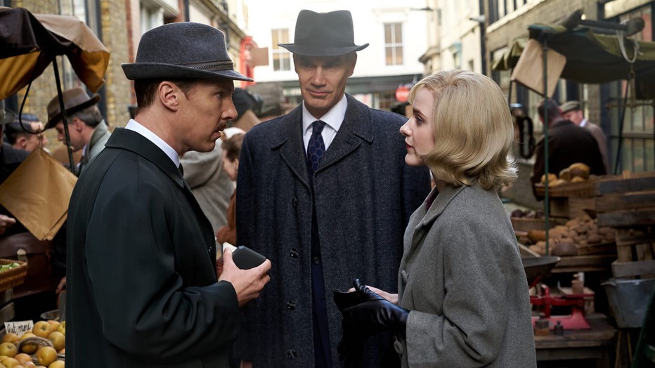 Benedict Cumberbatch, Angus Wright, Merab Ninidze in The Courier