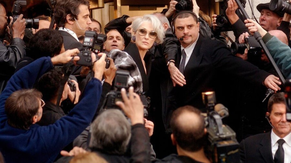 Meryl Streep voor The Devil Wears Prada