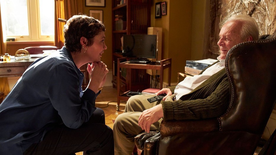 Olivia Colman en Anthony Hopkins in The Father