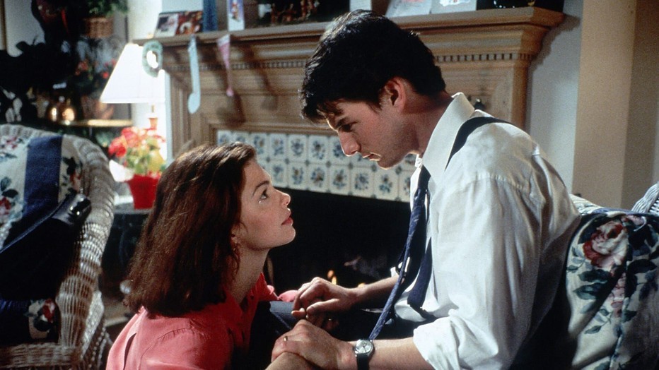 Jeanne Triplehorn en Tom Cruise in The Firm Jeanne Triplehorn en Tom Cruise in The Firm
