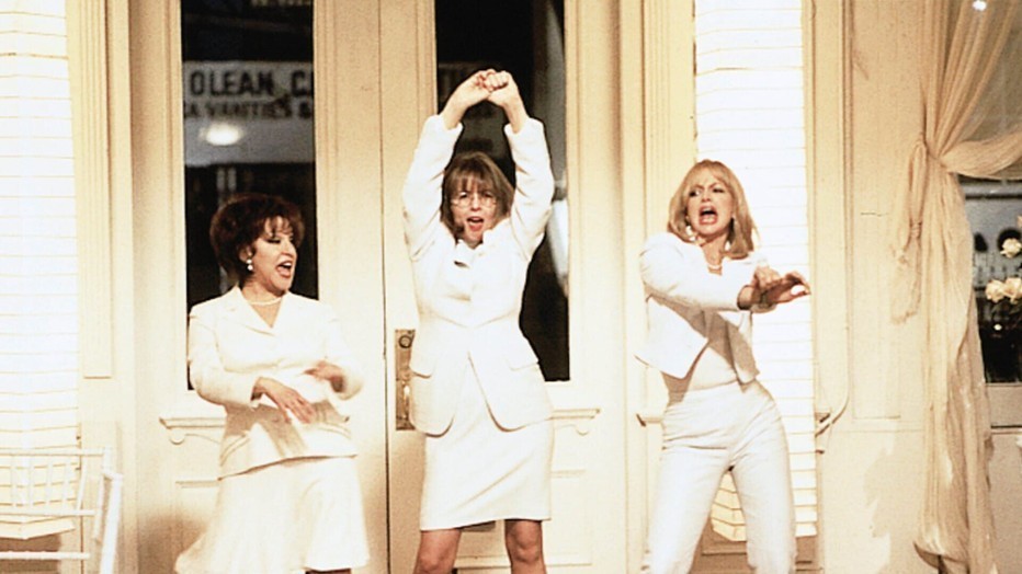 Goldie Hawn, Bette Midler en Diane Keaton in The First Wives Club Goldie Hawn, Bette Midler en Diane Keaton in The First Wives Club