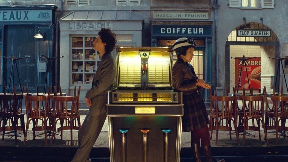 Timothée Chalamet in The French Dispatch