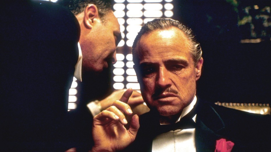 Marlon Brando in The Godfather Marlon Brando in The Godfather