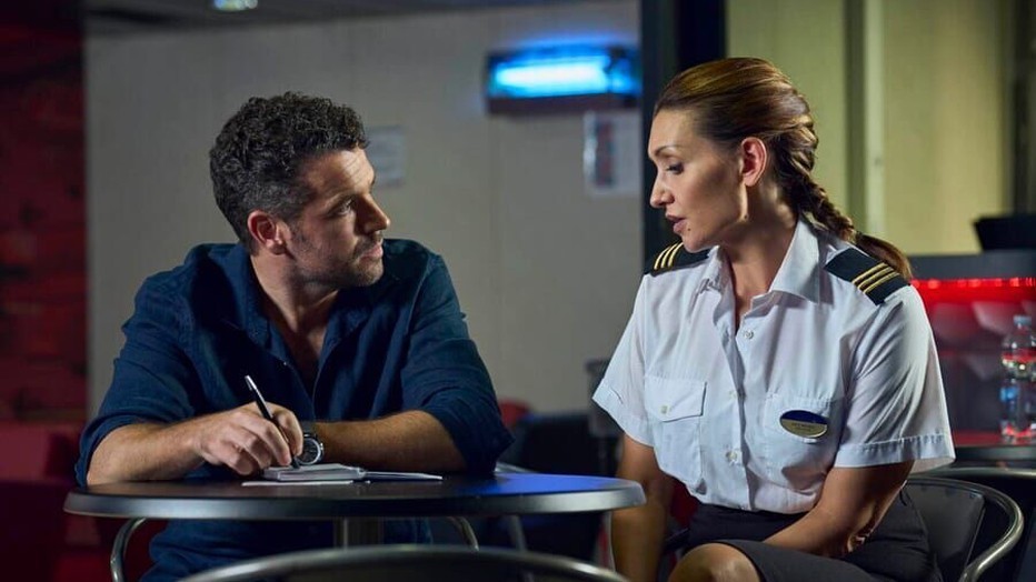 Shayne Ward en Catherine Tyldesley in The Good Ship Murder Shayne Ward en Catherine Tyldesley in The Good Ship Murder