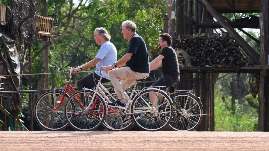 Jeremy Clarkson, James May en Richard Hammond Jeremy Clarkson, James May en Richard Hammond
