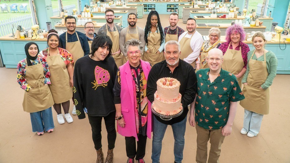 Paul Hollywood, Prue Leith, Noel Fielding, Matt Lucas in The Great British Bake Off