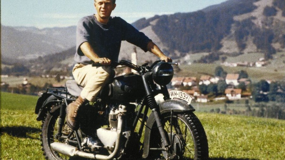 Steve McQueen in The Great Escape