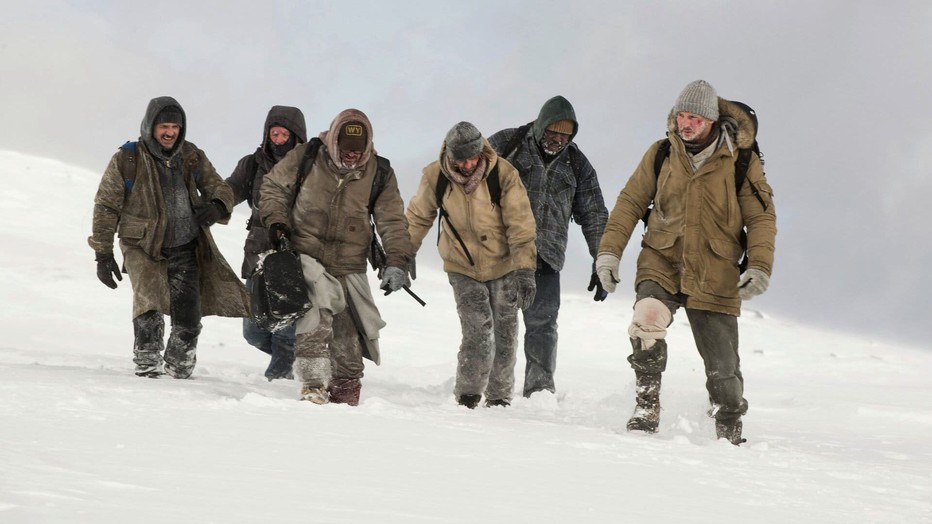 Liam Neeson en overige acteurs The Grey