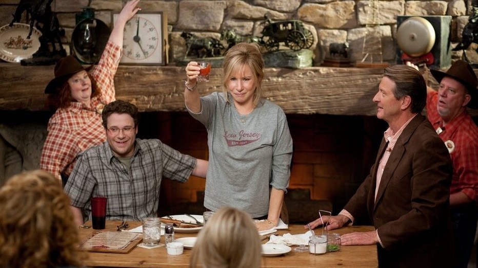 Seth Rogen en Barbra Streisand in The Guilt Trip Seth Rogen en Barbra Streisand in The Guilt Trip