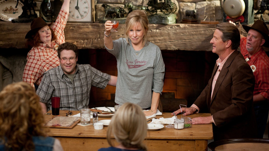 Seth Rogen en Barbra Streisand in The Guilt Trip