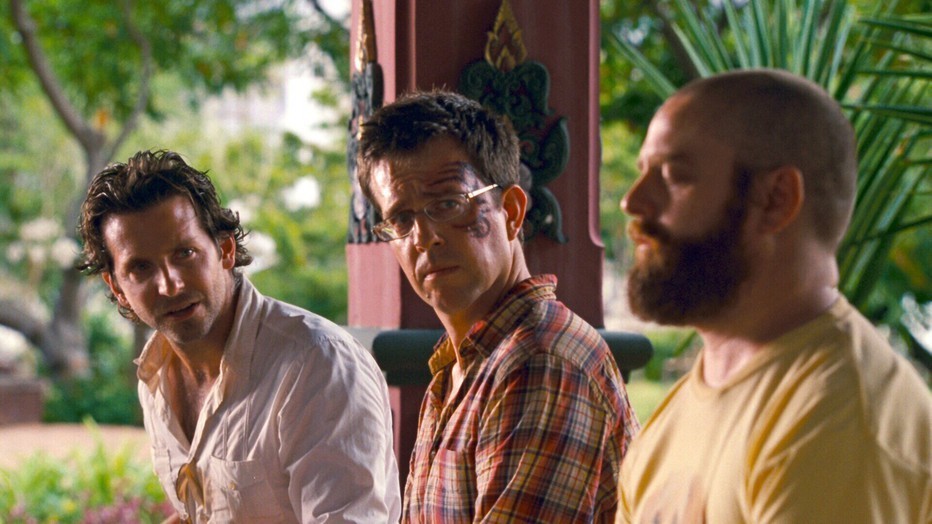 Bradley Cooper, Ed Helms en Zach Galifianakis in The Hangerover Part II Bradley Cooper, Ed Helms en Zach Galifianakis in The Hangerover Part II