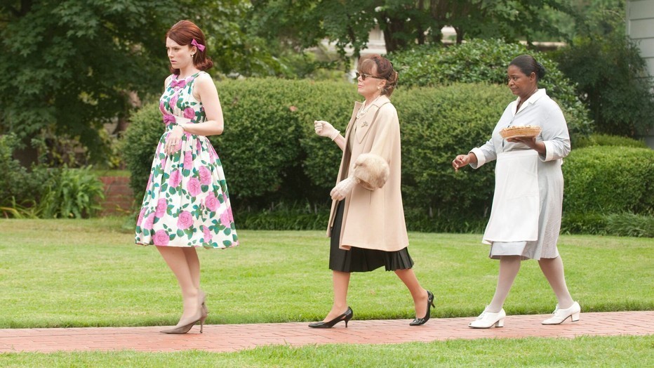 Emma Stone en Viola Davis in The Help