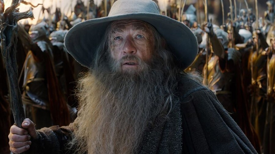 Ian McKellen als Gandalf in The Hobbit: The Battle of the Five Armies