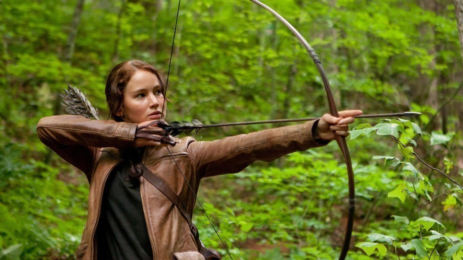 Jennifer Lawrence in The Hunger Games Jennifer Lawrence in The Hunger Games