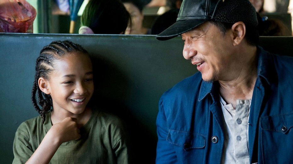 Jaden Smith en Jackie Chan in The Karate Kid