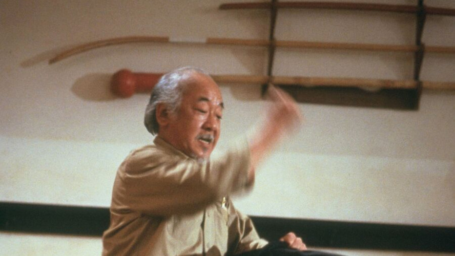 Pat Morita in The Karate Kid Part III