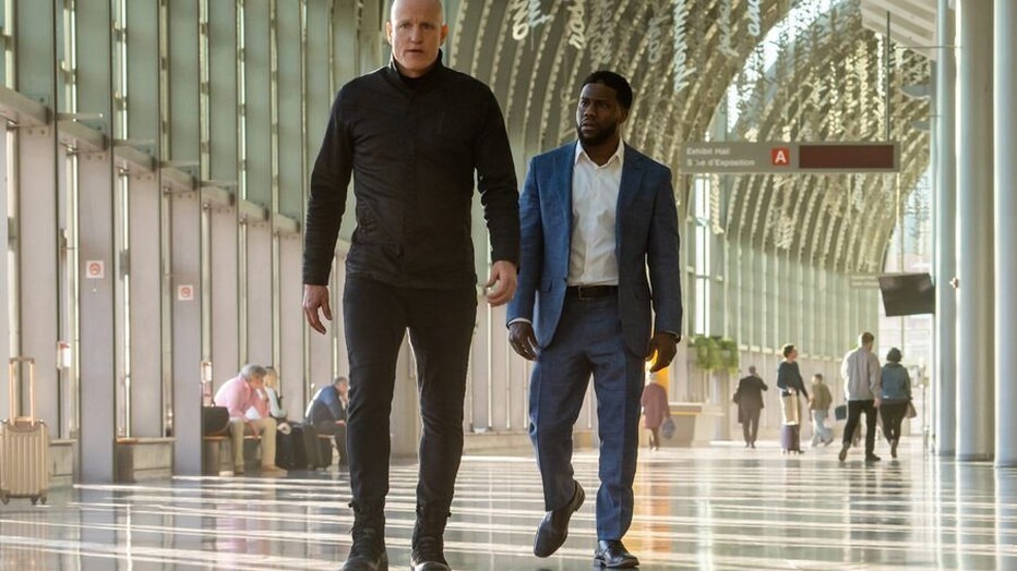 Woody Harrelson en Kevin Hart in The Man from Toronto