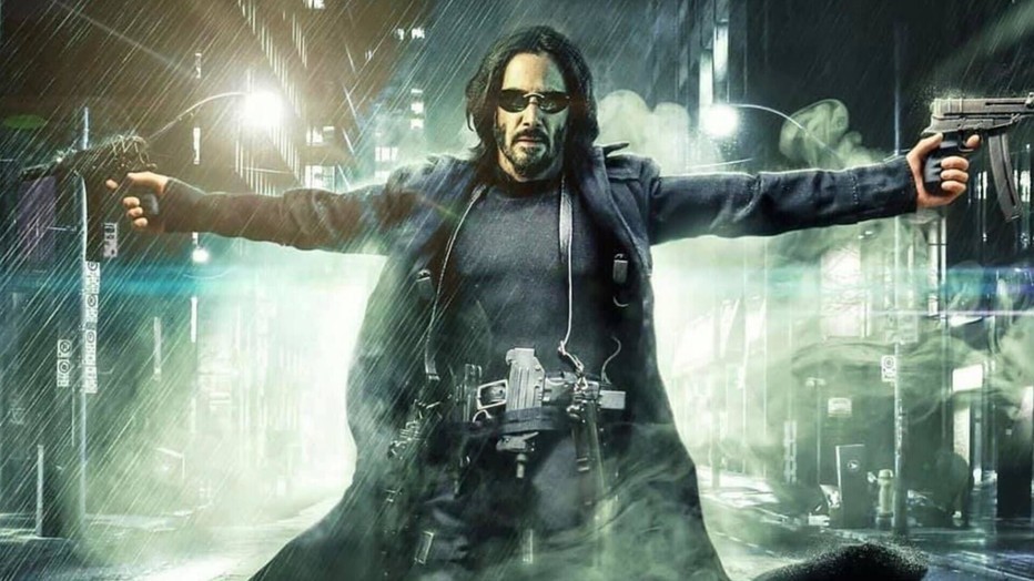 Keanu Reeves in The Matrix Resurrections Keanu Reeves in The Matrix Resurrections