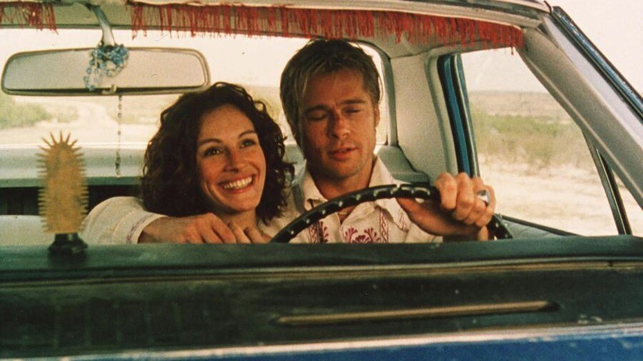 Julia Roberts en Brad Pitt in The Mexican