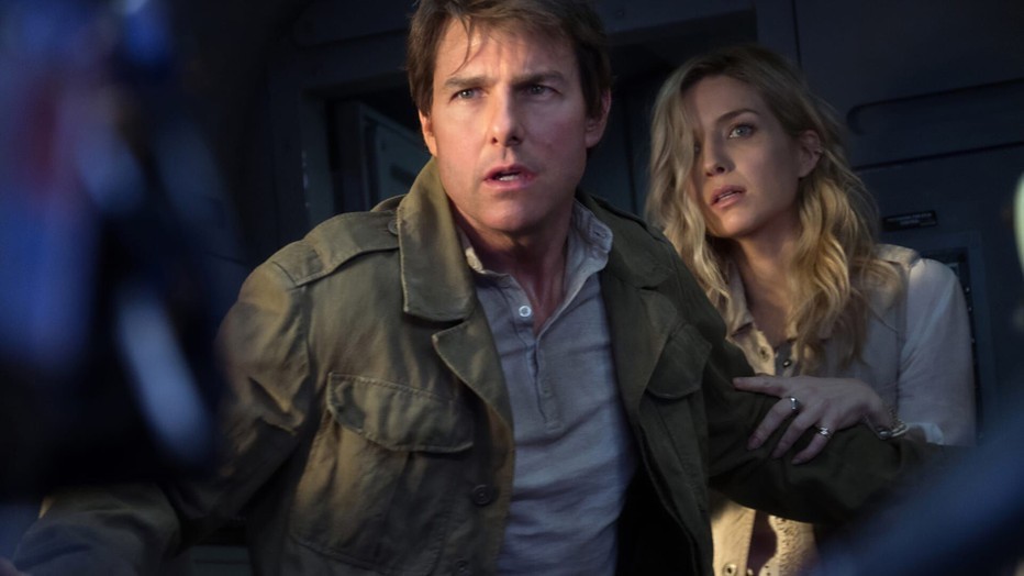 Tom Cruise en Annabelle Wallis in The Mummy