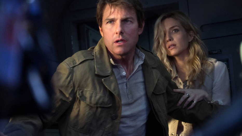 Tom Cruise en Annabelle Wallis in The Mummy