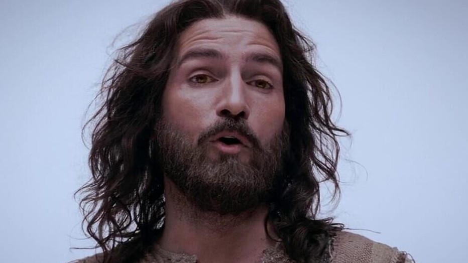 Jim Caviezel als Jezus Christus in The Passion of the Christ Jim Caviezel als Jezus Christus in The Passion of the Christ