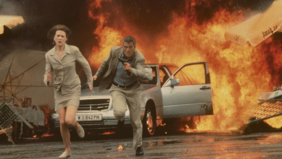 George Clooney en Nicole Kidman in The Peacemaker