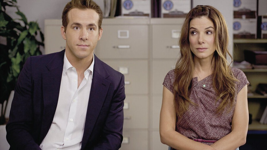 Ryan Reynolds en Sandra Bullock in The Proposal