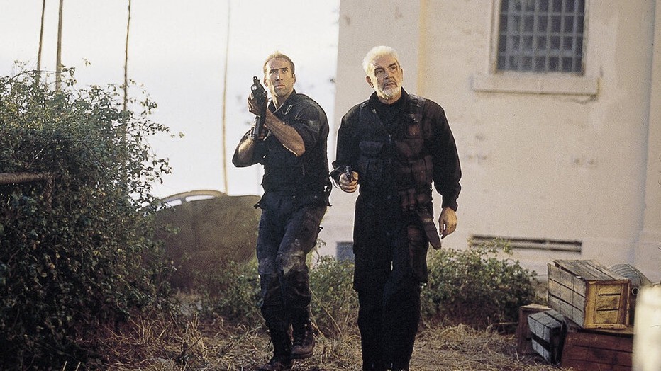 Sean Connery en Nicolas Cage Sean Connery en Nicolas Cage