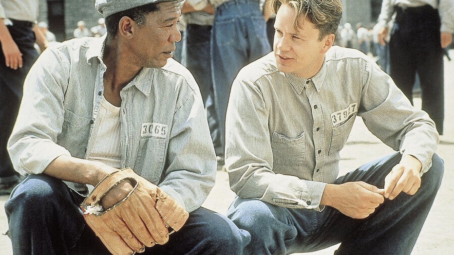 Morgan Freeman en Tim Robbins in The Shawshank Redemption