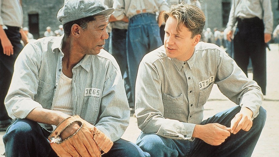 Morgan Freeman en Tim Robbins in The Shawshank Redemption