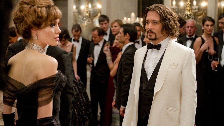 Johnny Depp en Angelina Jolie Johnny Depp en Angelina Jolie