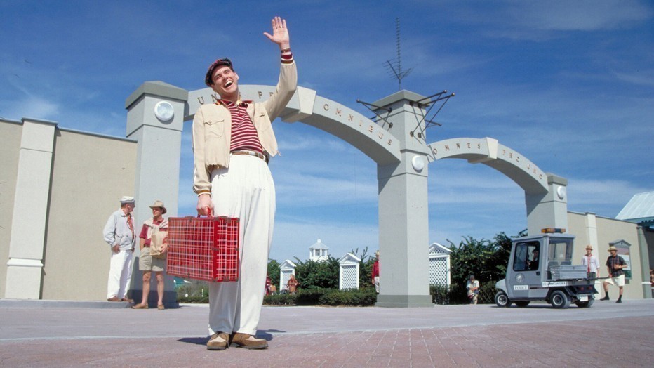 Jim Carrey in The Truman Show Jim Carrey in The Truman Show