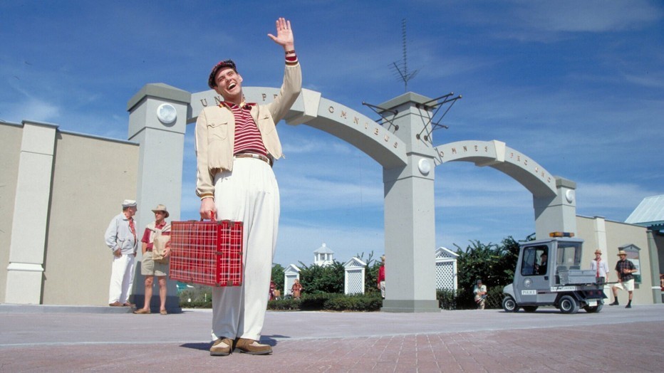 Jim Carrey in The Truman Show Jim Carrey in The Truman Show