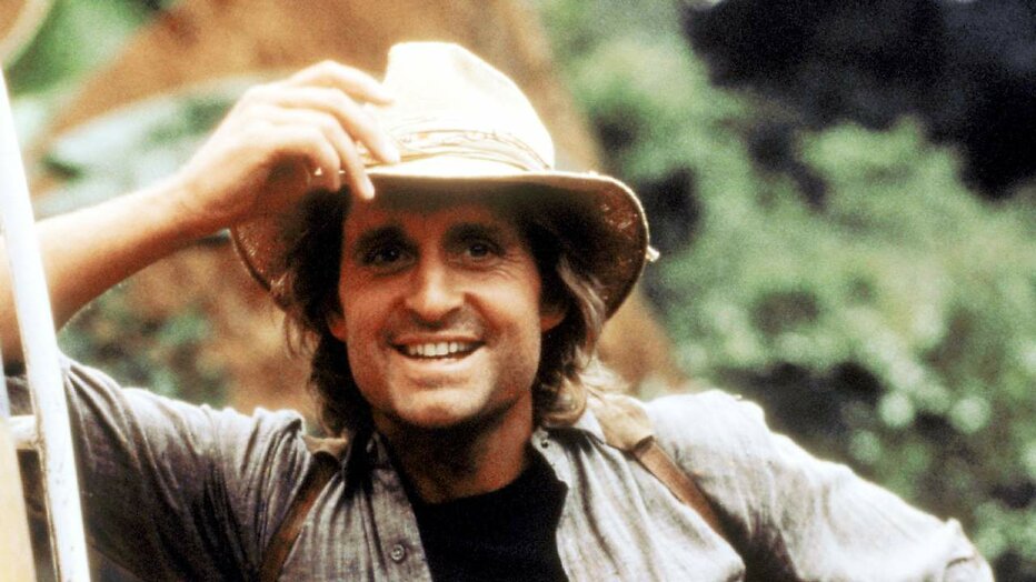 Michael Douglas als Jack in The Jewel of the Nile