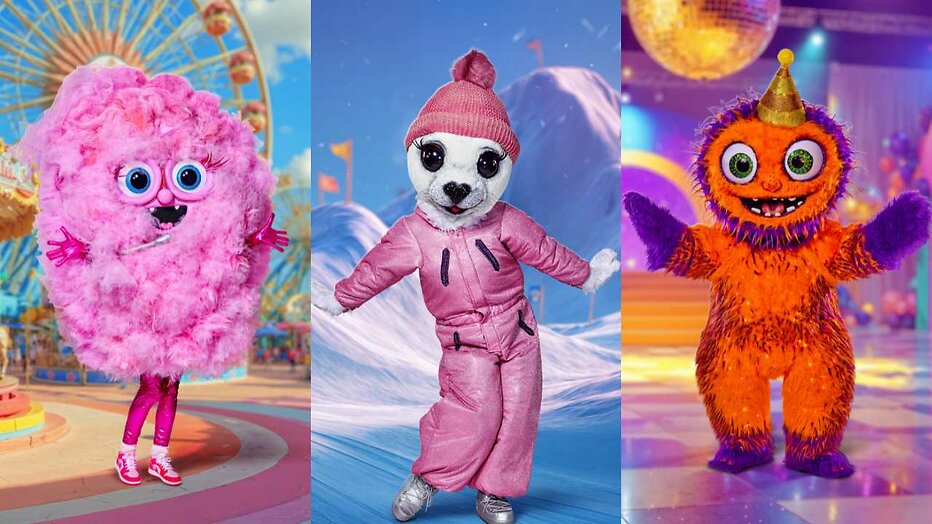 De Suikerspin, de Zeehond en het Feestbeest in The Maske Singer